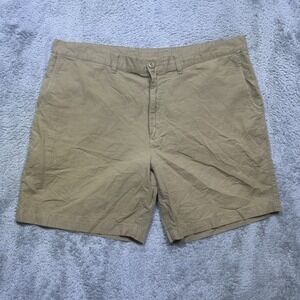 Patagonia Shorts Mens 38 Beige All Wear Organic Cotton Hemp Blend Hiking Outdoor